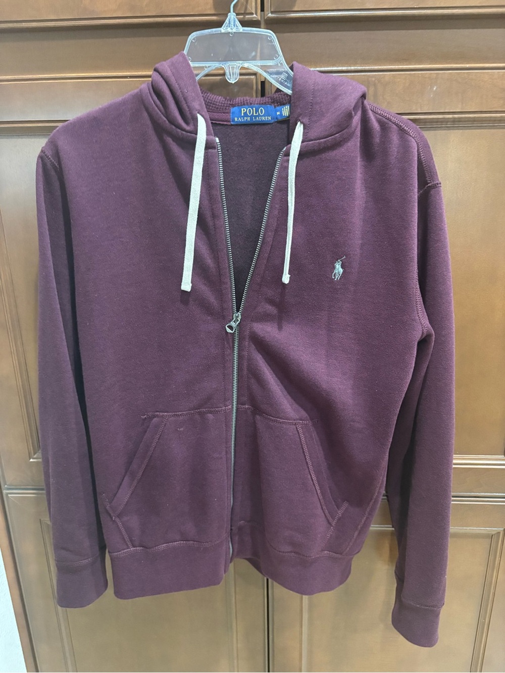 Ralph Lauren Men's Plum Full-Zip Hoodie